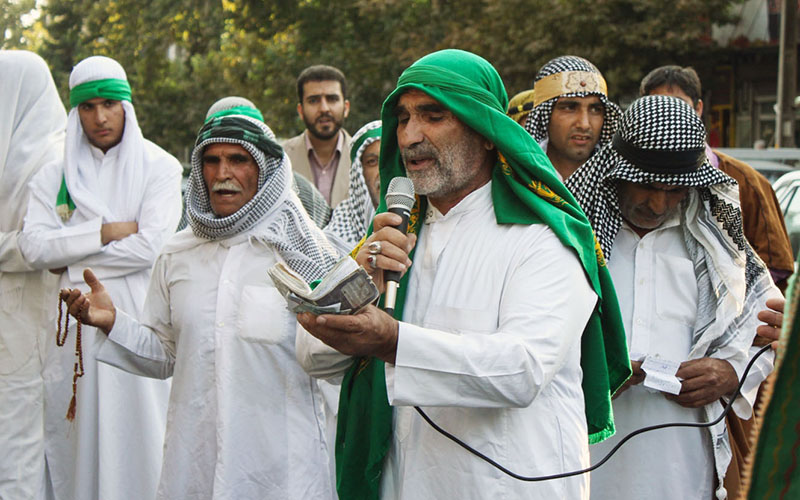 چاووشی خوانی در روستای آمره